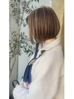 アオゾラヘアー 本店(AOZORA HAIR)&nbsp;派手すぎない【ナチュラルハイライト】白髪ぼかしにも◎