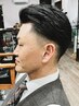 【人気No.3】似合わせメンズカット＋カラー＋シェービング＋眉毛カット￥7000