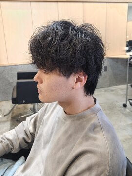 ニアウ 伊勢崎連取店(Niau) マッシュウルフショート波巻きツイストスパイラルパーマ