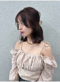 韓国巻き/天神美容室/レイヤーカット/顔周り/くびれ