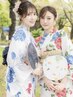 【浴衣人気No.1】浴衣レンタル＋着付け＋無料ヘアセット＋小物