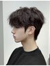 ＊学割Ｕ24メンズクーポン＊トレンドカット+スパ+眉カット