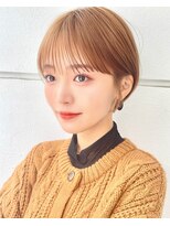 サンド 大阪梅田(sand)&nbsp;@shin__sandボブウルフ/ネビージュ/小顔/ワンレン/大阪梅田