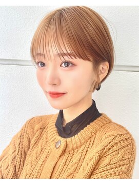 サンド 大阪梅田(sand) @shin__sandボブウルフ/ネビージュ/小顔/ワンレン/大阪梅田