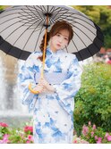編みおろしヘア