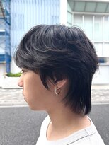 オーガニック アトリエ 大宮(organic+atelier)&nbsp;韓国風シースルーマッシュウルフ毛流れニュアンスフェザーパーマ