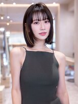 ケアリー 千葉ニュータウン中央(Carelly)&nbsp;デザインカラー/レイヤーカット/ウェットヘア/オリーブベージュ