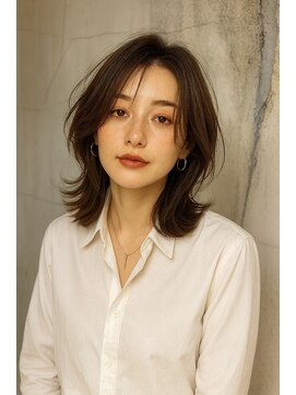 エアージェイ(airJ) 大人くびれミディアムレイヤー