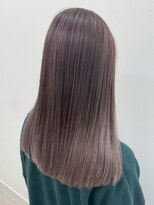 アルファ(alpha)&nbsp;大人ガーリー/ダークアッシュ/似合わせカット/ミディアムレイヤ