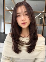 ヘアープロデュース ラピセット 松山(Lapset)&nbsp;30代40代◎大人セミロングレイヤーカット艶髪