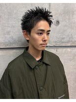 オーシャントーキョー ホワイト 原宿(OCEAN TOKYO WHITE)&nbsp;スパイキーショートベリーショート短髪アップバングフェード