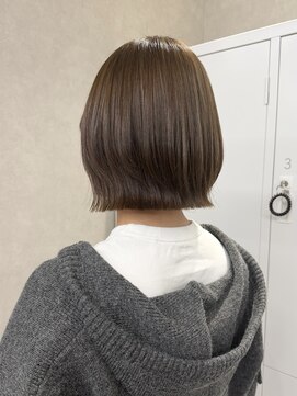 フォト 武蔵小杉(foto) レイヤーボブ/切りっぱなしボブ/ベージュカラー