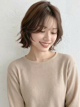 カバーヘア ブリス 川口(COVER HAIR bliss) 大人かわいい抜け感くびれボブシャギーショートA10川口30代40代
