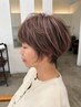 【白髪染め】似合わせカット+白髪染めカラー¥8800