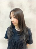 レイヤーカット/オリーブベージュカラー/長野駅前L'FLAME