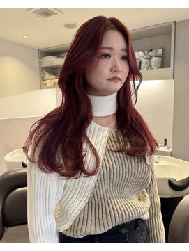 ニコフクオカヘアーメイク(NIKO Fukuoka Hair Make) ワインレッド/レッドブラウン/レッドカラー