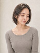 ページボーイ 高松レインボー店(PAGE BOY)&nbsp;サイドパートショートボブ/艶感ナチュラル/小顔大人ボブ
