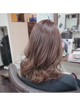 グランドヘアメイクノア(Grand Hair Make NOAH) ピンクベージュカラー