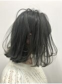 【cuzKLUB】ダークグレージュ×スイングボブ