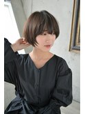 うざバングナチュラルショート