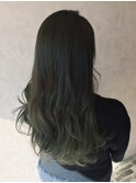 カーキアッシュウェーブ
