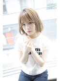 【salon de MiLK 原宿】ミルクティアッシュ×ゆるふわカール