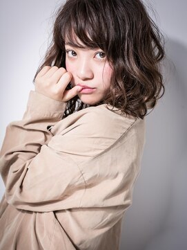 カバーヘア ブリス 北浦和(COVER HAIR bliss) *bliss北浦和*ダブルバングで目力UP♪グラマラス小顔セミディw