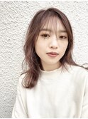 【磯崎真介】透明感のこだわりピンクグレージュ