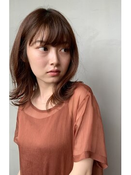 リンネテラス(Lin'ne terrace) 耳かけスウィングミディ!ハイライトカラー