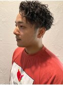 人気ツ-ブロックハードパーマ☆
