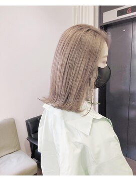 ジゼル(GiseL) 【GiseL】ハイトーンミルクティーカラー/ダブルカラー/ブリーチ