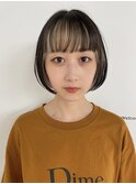 Half section white silver Bob