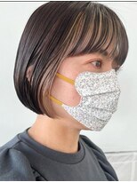 ワク(WAKU)&nbsp;miho style NO.25オリーブベージュデザインカラー　ウェットヘア