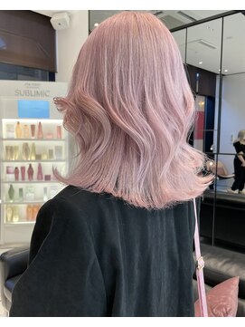 キーン 吉祥寺店(keen) 《keen×アイカワ》ホワイトピンク×くびれヘア