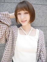 シュシュ(shushu)&nbsp;ぱっつんショートボブ×インナーカラー【有海一生】/髪質改善