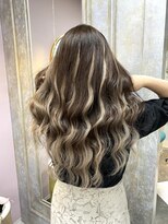 ガルボヘアー 名古屋栄店(garbo hair)&nbsp;#プルエクステ#名古屋#栄#ハイライト#バレイヤージュ#大人可愛い