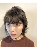 クラク 笹塚店(KURAKU)&nbsp;くすみオリーブベージュ/ショートボブ/20代30代