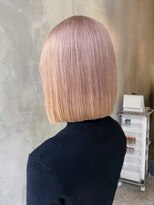 アルバム 渋谷パルコ(ALBUM)&nbsp;ホワイトピンク_チェリーブラウンフェミニンロング_ba365533