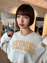 サンド 鹿児島中央(sand)&nbsp;黒髪/グレーベージュ/レイヤーロング/前髪パーマ[鹿児島駅]