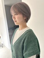 コト 福井大和田店(coto)&nbsp;福井　大和田　ハイトーンショート　ミルクティーベージュ　20代