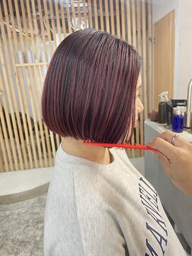 エタ(eta) 【eta】ピンクバイオレット×バレイヤージュ /金井