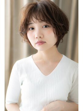 カバーヘア イヴ 戸頭店(COVER HAIR EVE) 前下がり外国人風小顔マニッシュショートTb4戸頭20代30代40代