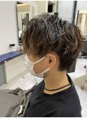 ソフトスパイラル×ショートマッシュ