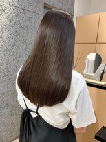 ビームズ ヘアー ブラン(Bee ms HAIR Blanc+) サラツヤロングベージュカラーブリーチしない透明感カラー