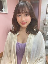 フィガロ デュデュ 新石切店(Figaro DOU DOU) グレージュ×韓国風顔周りレイヤーカット