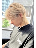 ランズ(LANDS) メンズカット ウルフカット【韓国ヘア 大阪 梅田】