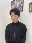 清潔感抜群ナチュラルセンターパート
