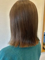 ラテ アトリエ(latte atelier)&nbsp;艶ボブミディ/ナチュラルストレート/ベージュ