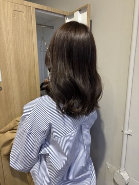 ローレンジウ(LOREN JU) 透明感髪質改善ベージュダブルカラーミルクティーグレージュ