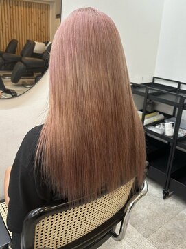 ドットハリス(.Hallis) ピンクベージュ/ハイトーン/髪質改善